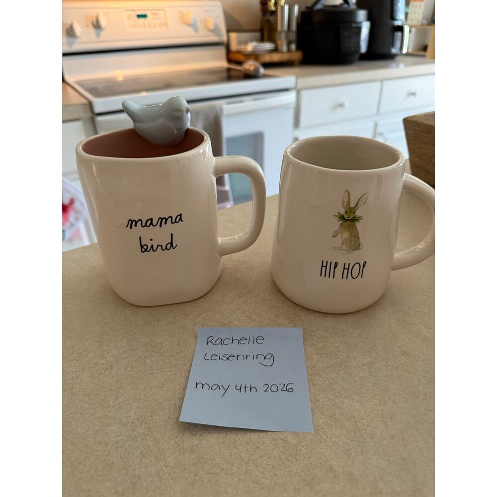 Rae Dunn Mug Bundle - Mama Bird & HipHop (Spring)